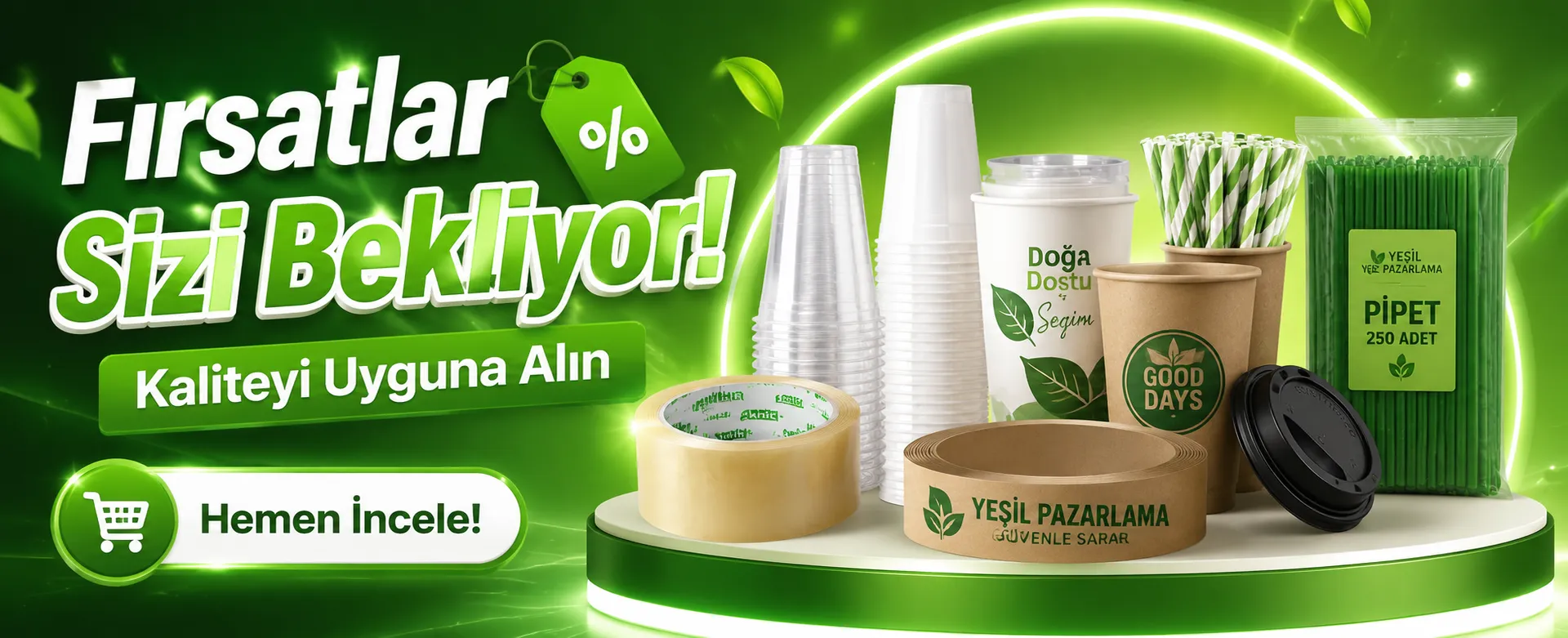 Ambalaj ürünlerinde fırsatlar sizi bekliyor