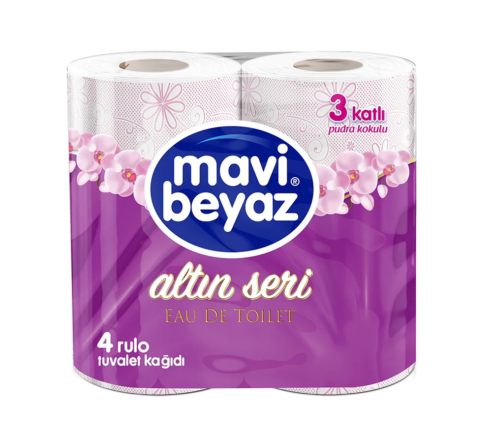 Altın Seri Parfümlü Tuvalet Kağıdı (3 Katlı)