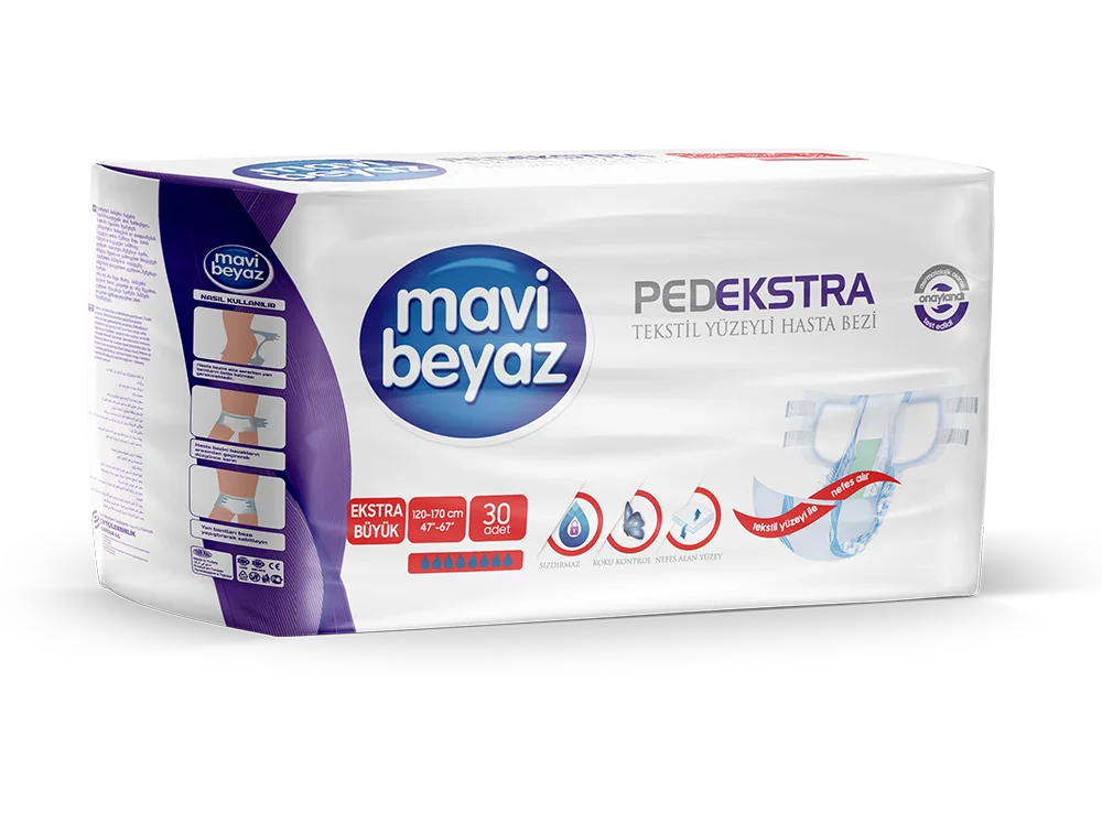 Ped Ekstra Hasta Bezi Ekstra Büyük Boy
