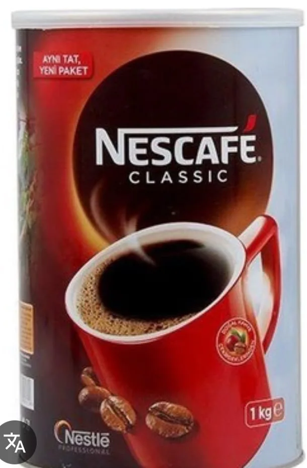 Nescafe Classic Çözünebilir Kahve 1 kg (Teneke)