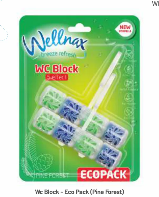 Wellnax WC Blok Eko Paket 2x50 gr